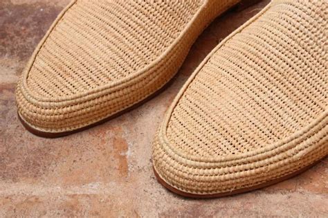 raffia shoes men.